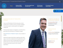 Tablet Screenshot of paediatricsurgeryexam.org
